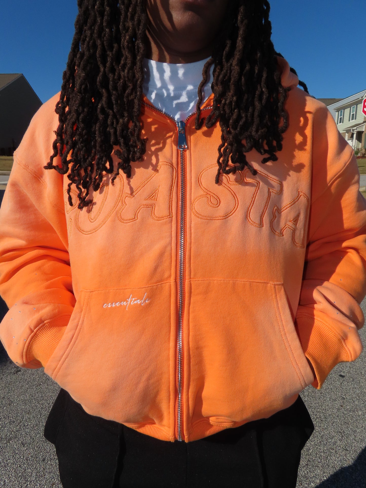 NEW “Orange Crush” Oversized Zip Up