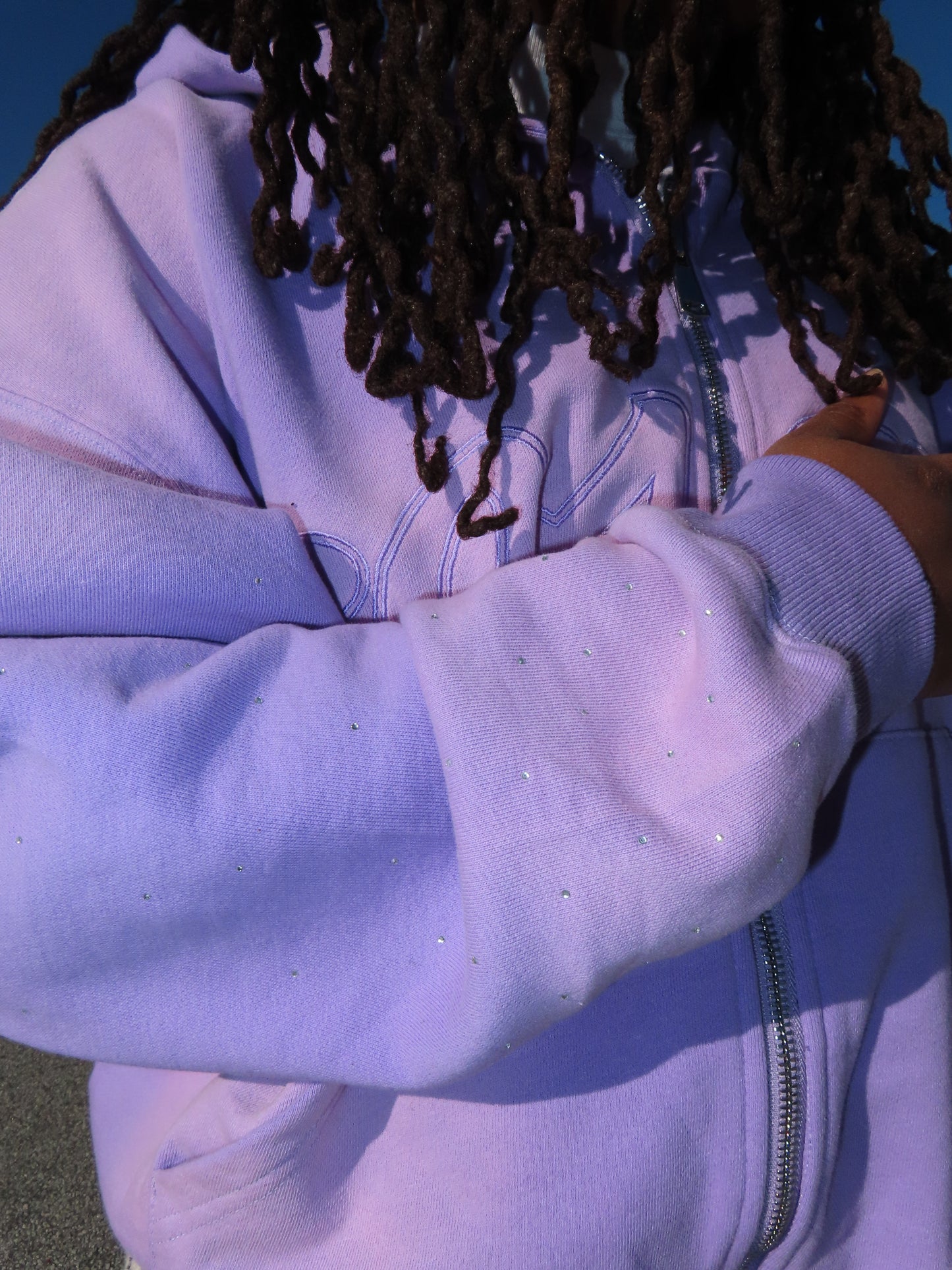 NEW “Purple Reign” Oversized Zip Up