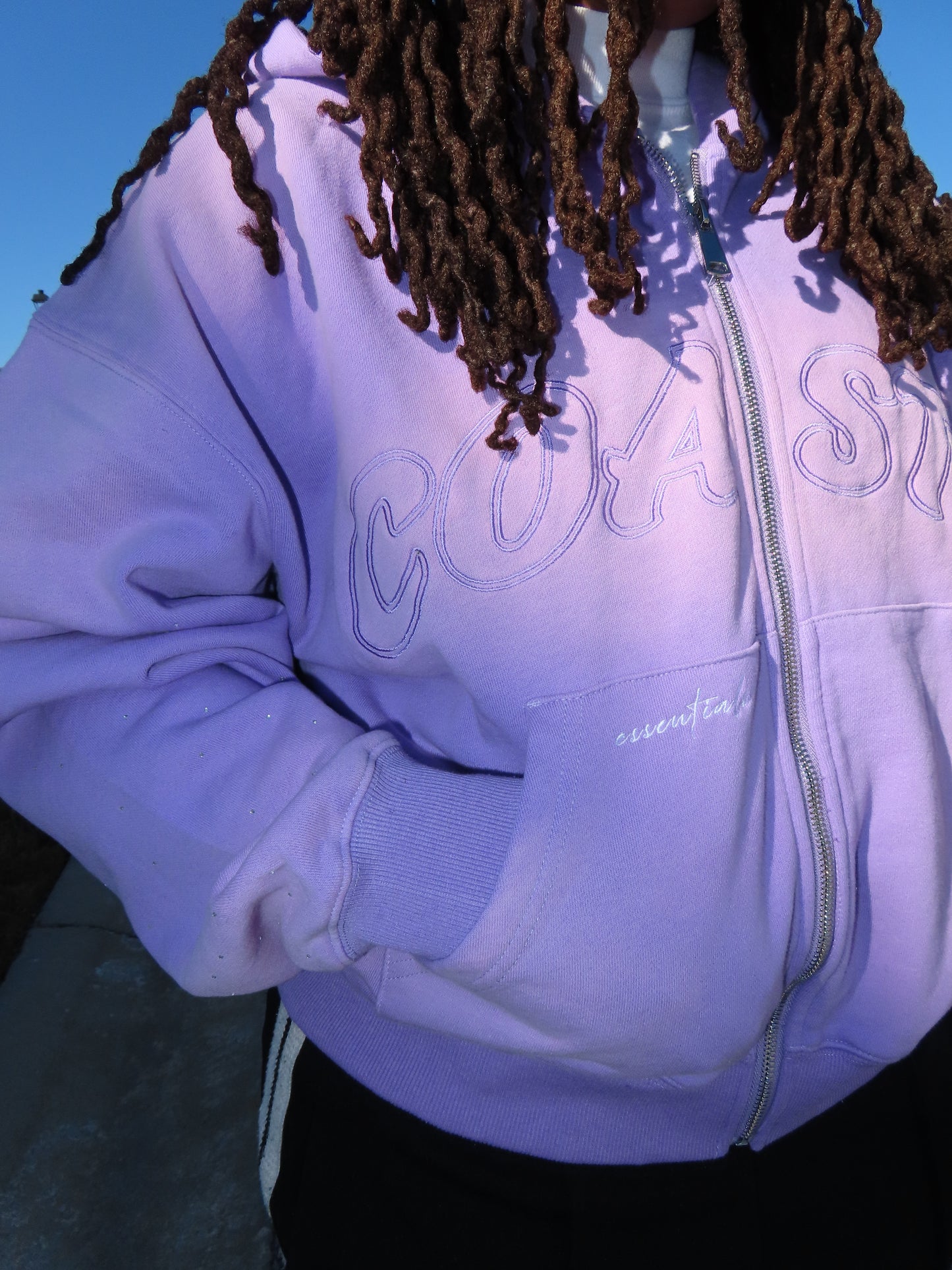 NEW “Purple Reign” Oversized Zip Up