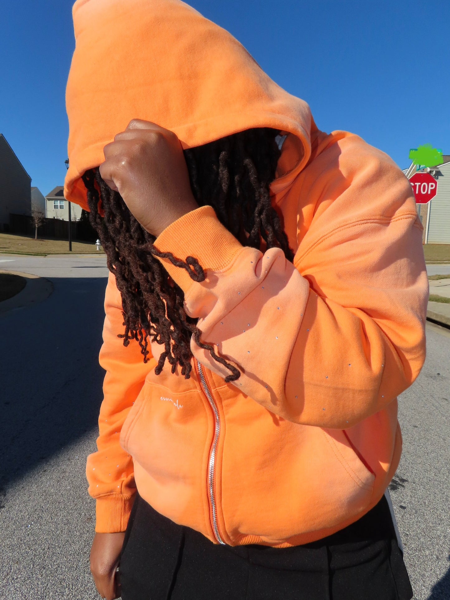 NEW “Orange Crush” Oversized Zip Up
