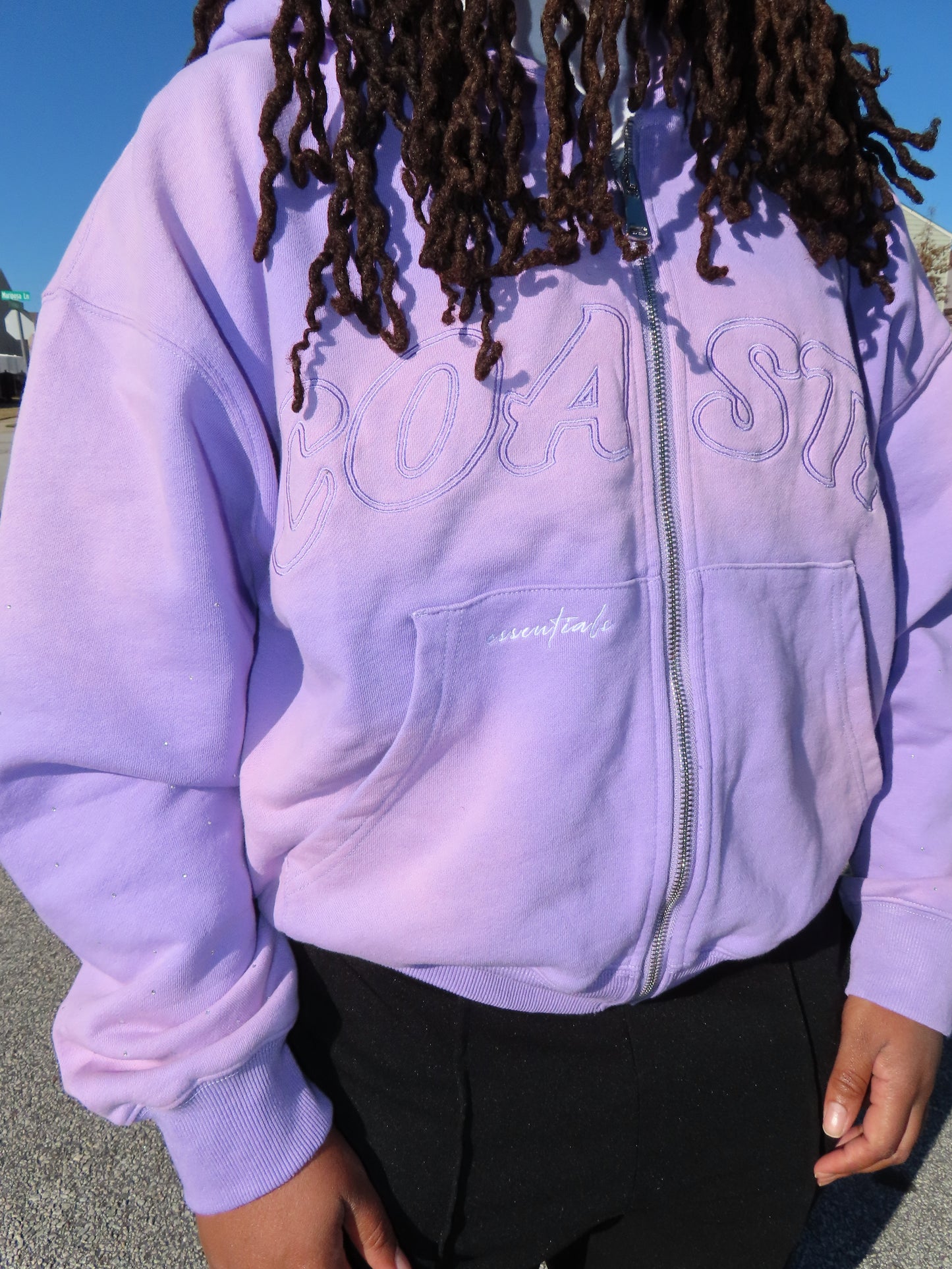 NEW “Purple Reign” Oversized Zip Up