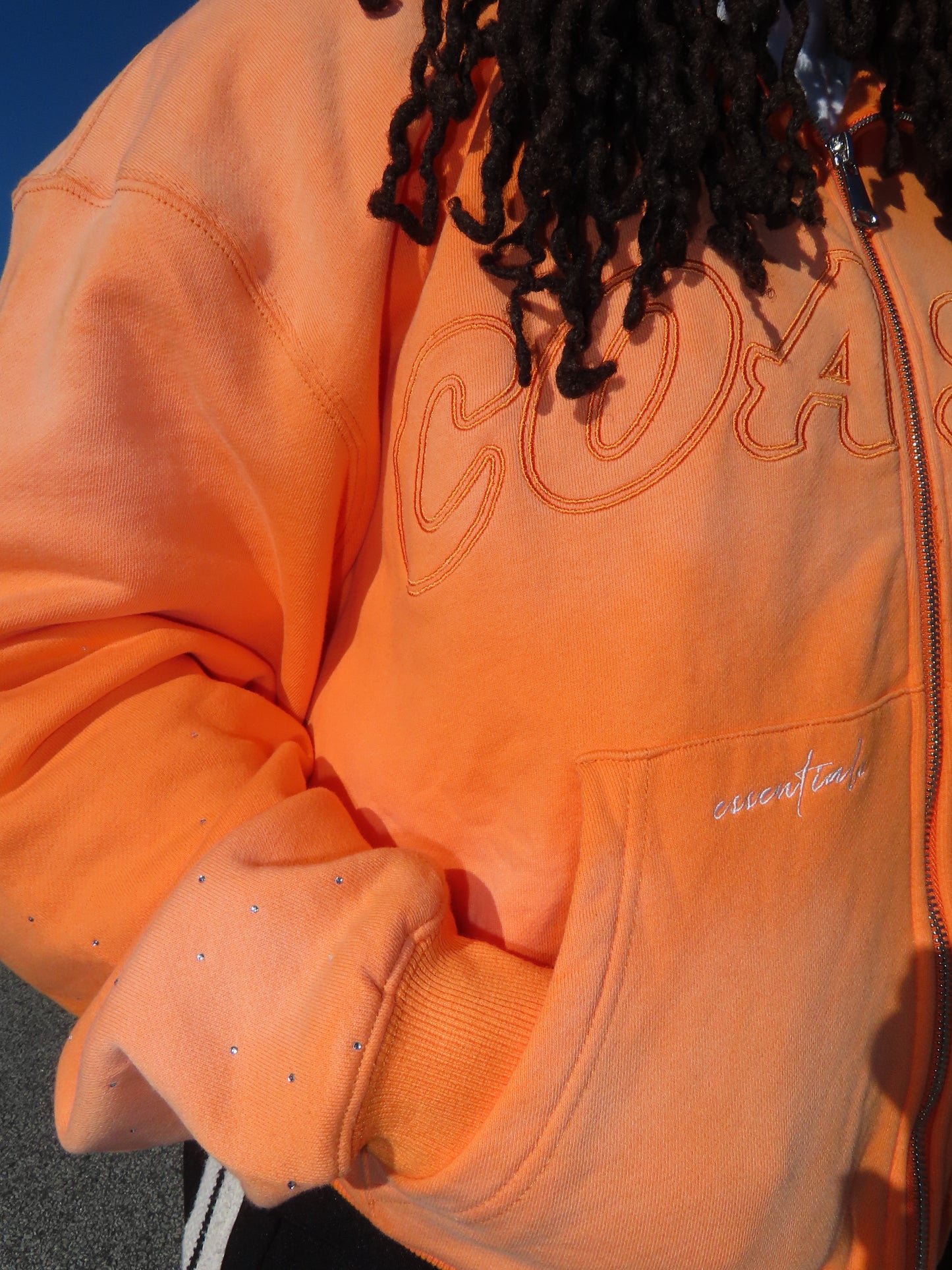 NEW “Orange Crush” Oversized Zip Up
