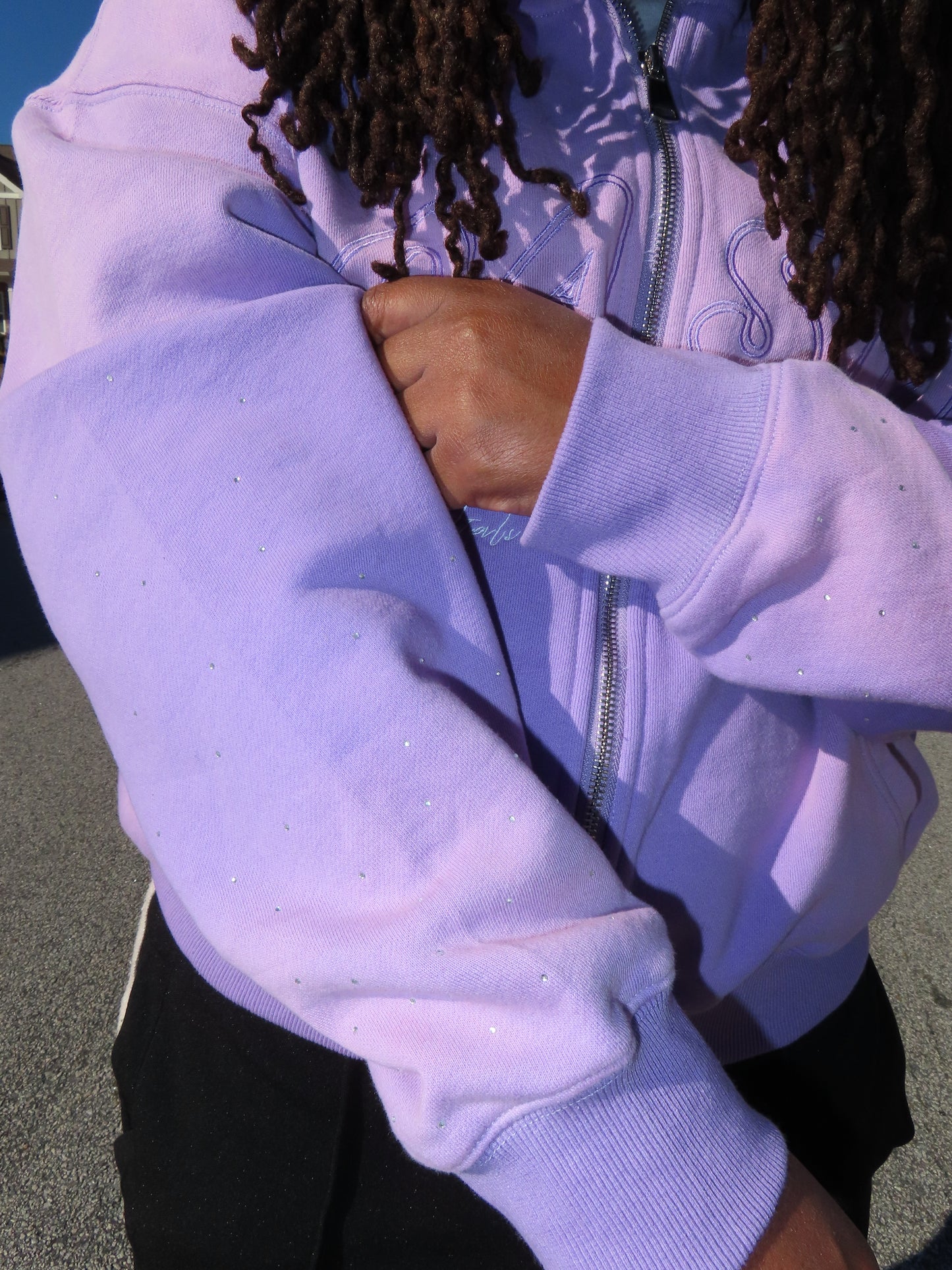 NEW “Purple Reign” Oversized Zip Up